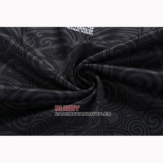 Camiseta Nueva Zelandia All Blacks Maori Rugby 100th Conmemorati